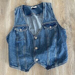 American Eagle Denim Vest